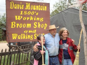 Broom Making Shop in Fort Davis